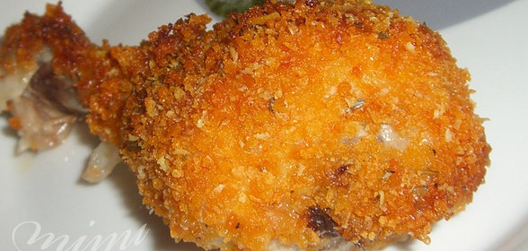 куриные ножки в пармезане