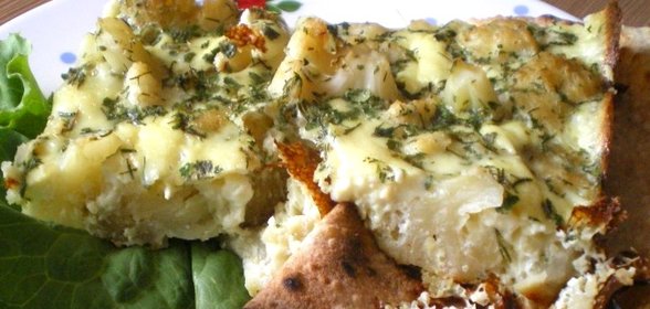Омлет с цветной капустой в духовке