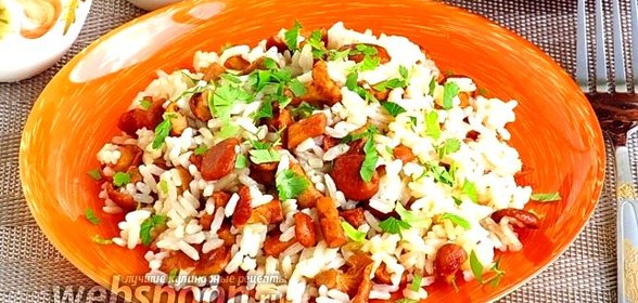 Рис с лисичками