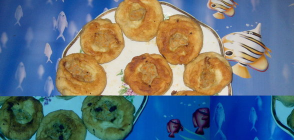 Ханукальные рыбные пончики