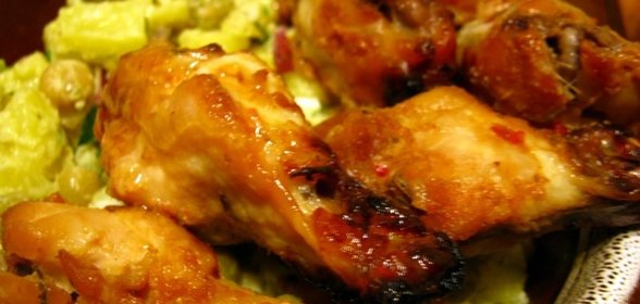 Запеченные куриные крылышки Пикантные
