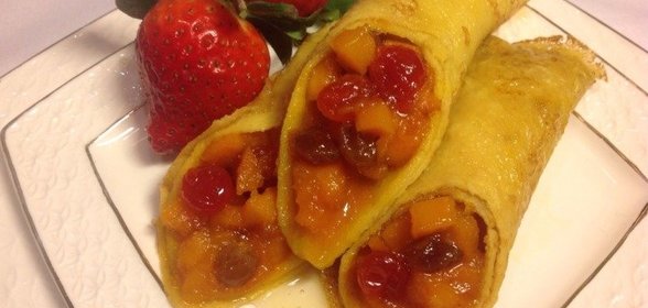 Пшенные блинчики с тыквой