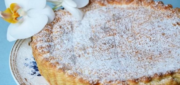Пирог с черникой
