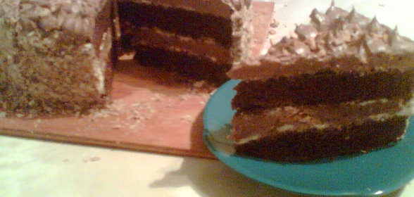 Торт неТрюфельный, но шоколадный :)