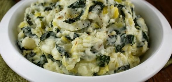 Колканнон с капустой кале