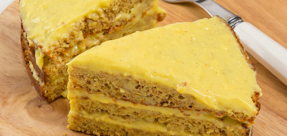 Диетический бисквитный медовик