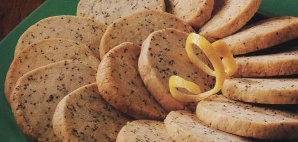 Лимонное печенье с маком