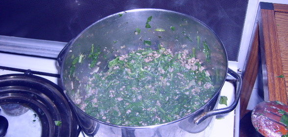 яхния из шпината