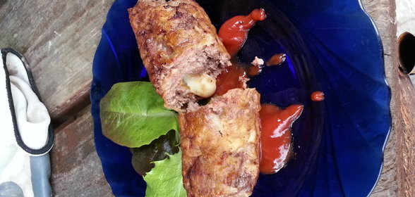 Котлетки фаршированные сыром