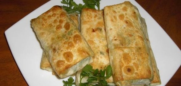 Лаваш с зеленью