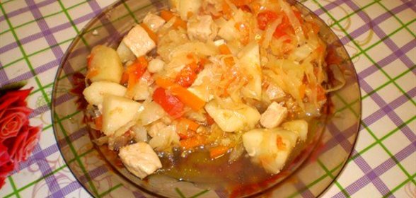Мясное рагу со свининой