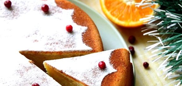 Греческий новогодний торт