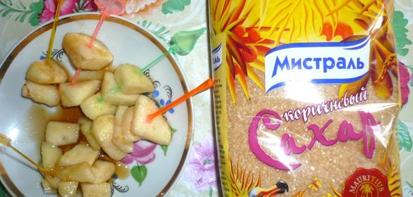 Груша в карамельном сиропе