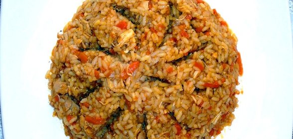 Каша рисовая со свининой