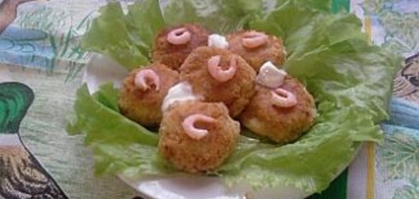 Крокеты с креветками