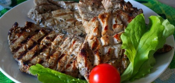 Свиная корейка гриль