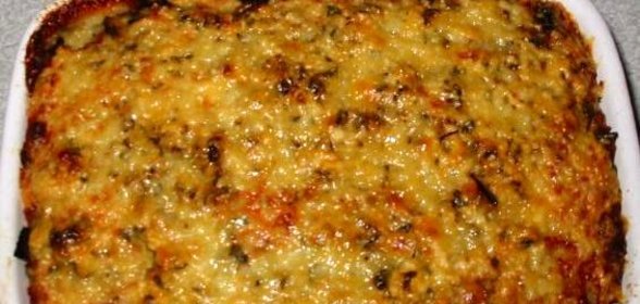 Рыбный пирог с сыром Чеддер