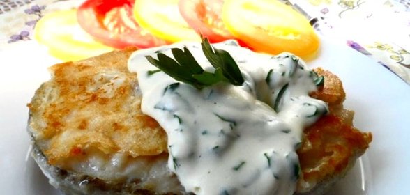 Треска под сливочным соусом