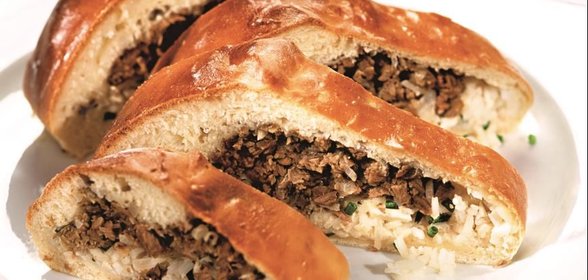 Кулебяка с мясом