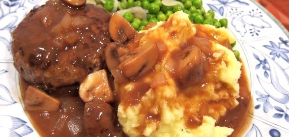 Грибной стейк Салисбури