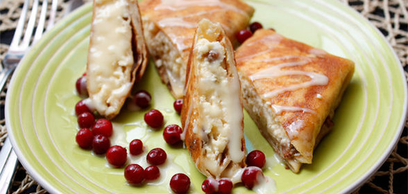 Блинчики с творогом