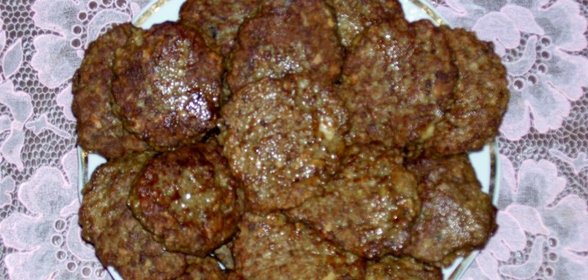 Печеночные оладьи с грибами