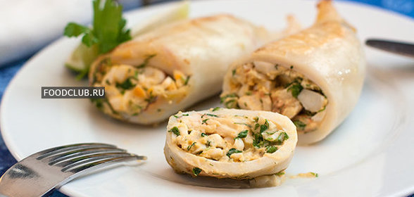 Фаршированные кальмары
