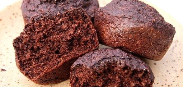 Быстрый протеиновый кекс с отрубями