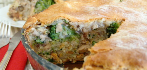 Английский рыбный пирог