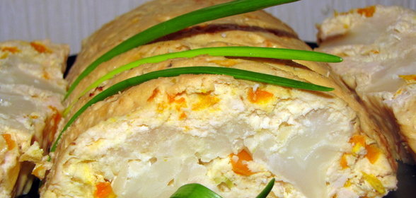 Куриная запеканка с цветной капустой