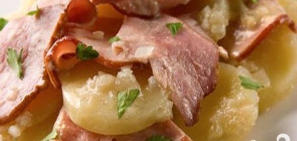 Запеканка картофельная под горчичным соусом