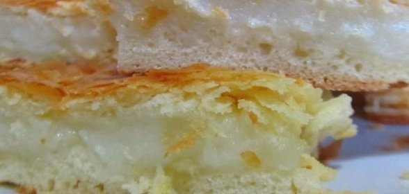 Фытыр по-египетски (слоеный пирог с заварным кремом)