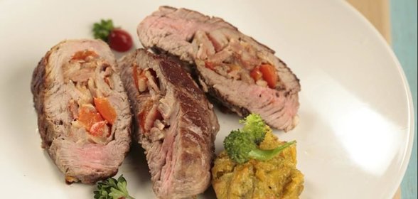 Говяжья вырезка по-будайски