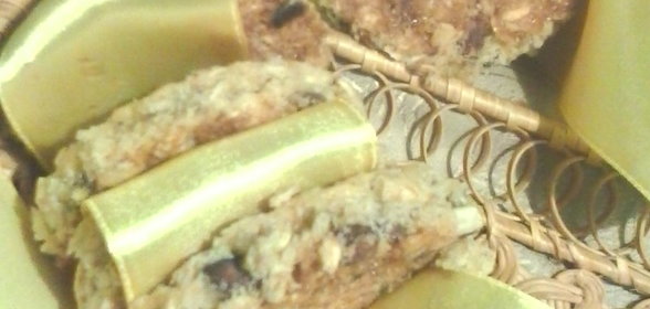 Печенье овсяное с орехами и изюмом