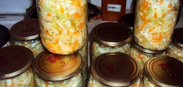 Капуста маринованная на зиму