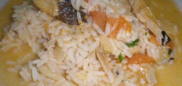 Рис с треской