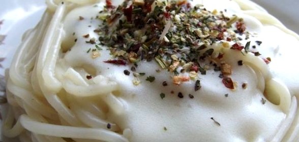 Паста с соусом бешамель