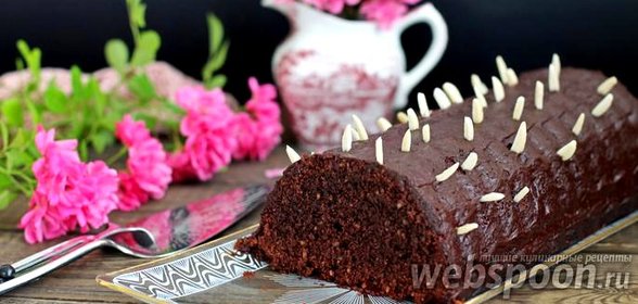 Шоколадно-ореховый кекс с пудингом
