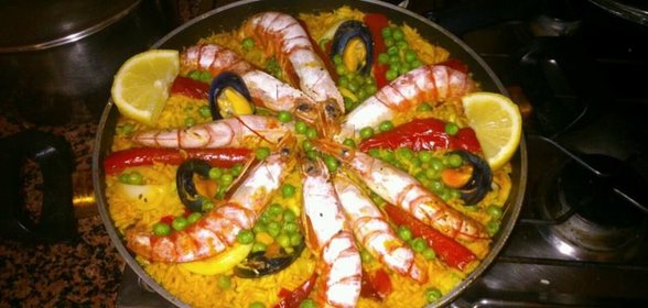 Паэлья из морепродуктов