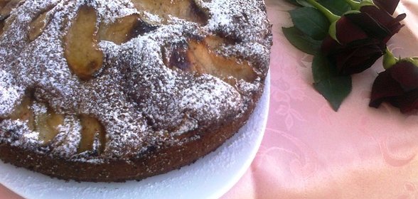 Яблочный пирог с медово коричной пропиткой!