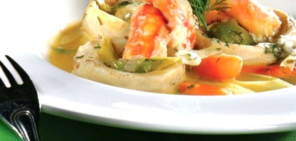 Артишоки с крабовым мясом