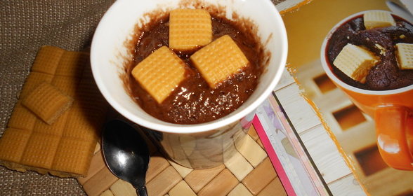 Шоколадно-карамельный кекс (тест-драйв)