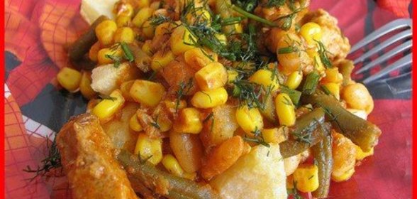 Картошка в майонезе