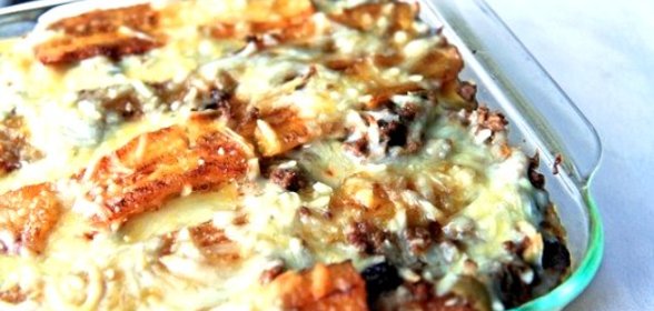 Лазанья с мясным фаршем