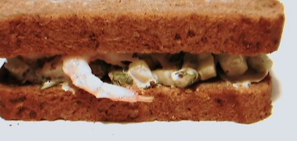 сэндвич с креветками