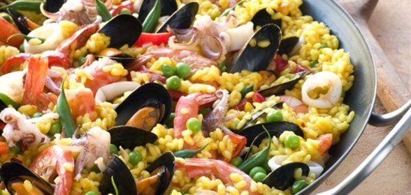 Паэлья с кальмарами