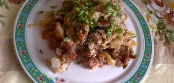 Шашлык в рукаве