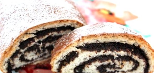 Постный пирог с маком