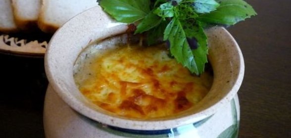 Жульен с картошкой и грибами