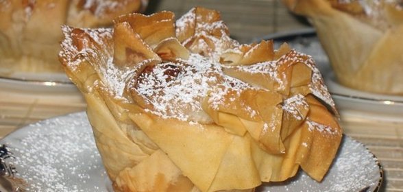 Ореховые тортики по гречески (Tartes karidion)